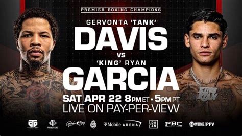 GERVONTA DAVIS VS. RYAN GARCIA TICKET。